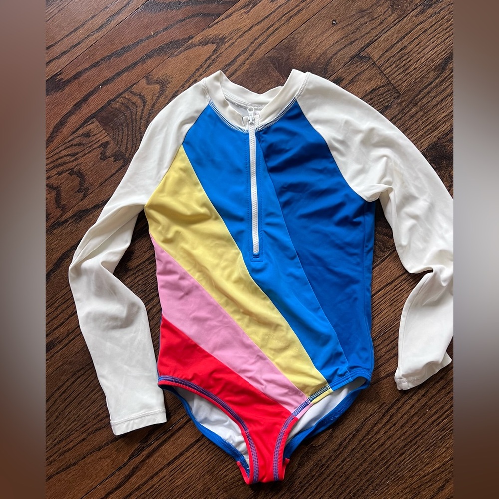 Hanna Andersson Rashguard Swimsuit - Size 8